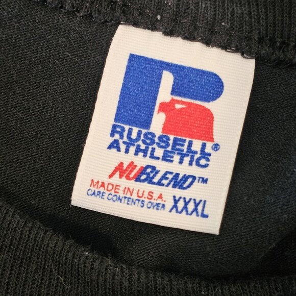 VTG Y2K Motorcycle ABATE‎ Charity Bash Tshirt Central Illinois Black Sz 3X Biker - Picture 7 of 12